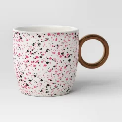 13oz Stoneware Spatter Print Mug Ruby Pink - Room Essentials™ 7 13oz Stoneware Spatter Print Mug Ruby Pink - Room Essentials™ -Room Essentials GUEST 876f5cf2 e0e1 4db3 a88e bffee48b6f7b