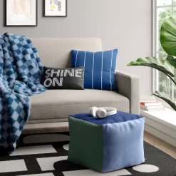 Color Block Dorm Pouf - Room Essentials™