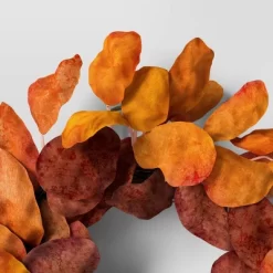 Orange Leaf Fall Mini Wreath - Room Essentials™ -Room Essentials GUEST 89929a43 9e08 4153 a866 3965b5ba7685