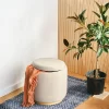 Round Upholstered Storage Ottoman - Room Essentials™ -Room Essentials GUEST 8a100fce e1e9 409f 820a 4163d9fec512