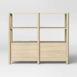 32" Scandi Small Bookcase With Storage Drawers Natural - Room Essentials™ 10 32" Scandi Small Bookcase With Storage Drawers Natural - Room Essentials™ -Room Essentials GUEST 8dc80f70 9144 4e31 951e 0709a4006fb5