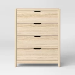 Scandi 4 Drawer Dresser Natural - Room Essentials™ -Room Essentials GUEST 92752e92 3ea2 47f1 aa5b c1fa3664c9cf