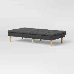 69" Tufted Dorm Futon Sofa - Room Essentials -Room Essentials GUEST 94c05fa3 5f60 4d45 b099 b16866fc3a60
