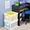 Storage Crate White - Room Essentials™: Portable Stackable Plastic Milk Crate With Built-In Handles, 30.6L Capacity -Room Essentials GUEST 983c0ffc 0923 4548 92dc 1a41587f6782