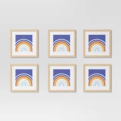 (Set Of 6) 11" X 11" Matted To 8" X 8" Frame Set - Room Essentials™ -Room Essentials GUEST 9a854d8e ad55 4f2a 8688 004f094e221a