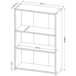 3 Shelf Bookcase - Room Essentials™ -Room Essentials GUEST 9ed5b68c d44f 47e2 a30a 58dc0e809a8d