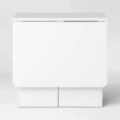 Drop Leaf Dining Table With Storage Shelves White - Room Essentials™ -Room Essentials GUEST a2c4d422 bcb3 4f7f bc17 4c9ebd4a053a