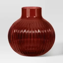 Ribbed Round Vase - Room Essentials™ -Room Essentials GUEST a55a83e1 c829 4f43 ba8e 9073dceeefc8