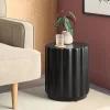 Scalloped Round Side Table Black - Room Essentials™ -Room Essentials GUEST a9e45931 b26e 4669 974f 3f28304bb27e