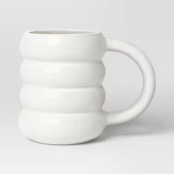 14oz Stoneware Artisan Mug White - Room Essentials™ -Room Essentials GUEST aa607789 90a1 4ed1 90ca 9b3c9d0318b9
