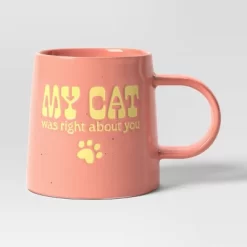 16oz Stoneware My Cat Was Right About You Mug - Room Essentials™: Orange Coffee Mug, Microwave & Dishwasher Safe 7 16oz Stoneware My Cat Was Right About You Mug - Room Essentials™: Orange Coffee Mug, Microwave & Dishwasher Safe -Room Essentials GUEST ad4ca9be 878a 407b bf0f 66749cb4c2c0