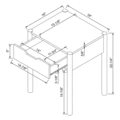 Scandi Nightstand Natural - Room Essentials™ 11 Scandi Nightstand Natural - Room Essentials™ -Room Essentials GUEST ae941334 ebd6 4164 b5b6 a6f1b3a83d7e