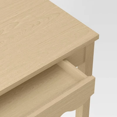 Wavy Writing Desk With Drawer Natural - Room Essentials™ 6 Wavy Writing Desk With Drawer Natural - Room Essentials™ - Image 4
