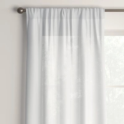 1pc Sheer Window Curtain Panel White - Room Essentials™ 5 1pc Sheer Window Curtain Panel White - Room Essentials™ - Image 3