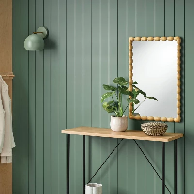 20"x30" Turned/Bobbin Wall Mirror Natural - Room Essentials™ 3 20"x30" Turned/Bobbin Wall Mirror Natural - Room Essentials™