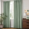 Room Darkening Heathered Thermal Window Curtain Panel Green - Room Essentials™ -Room Essentials GUEST b376f22c 72ec 444f ba95 40d66767fb29