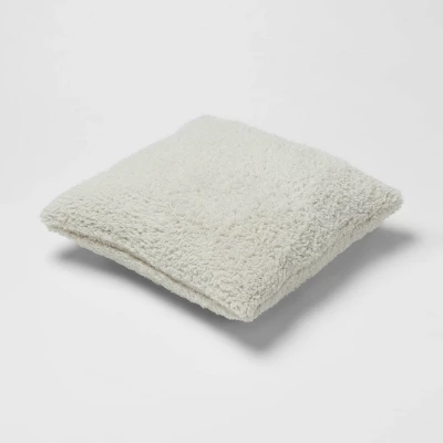 Sherpa Square Pillow - Room Essentials™ 5 Sherpa Square Pillow - Room Essentials™ - Image 3