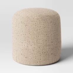 Speckled Pouf Ottoman Speckled Beige- Room Essentials™ -Room Essentials GUEST b48496e4 6d8e 4ac9 b050 df5d71ee49dd