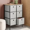 Fabric 6-Bin Tall Vertical Dresser Black Frame - Room Essentials™ 1 Fabric 6-Bin Tall Vertical Dresser Black Frame - Room Essentials™ -Room Essentials GUEST b5883442 711d 43ac abad e951af67c9ef