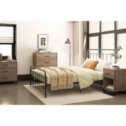 Mixed Material Nightstand - Room Essentials™ -Room Essentials GUEST b6324902 55e2 48df 92c0 afe786b68718