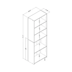 5 Shelf Bookcase Natural- Room Essentials™ -Room Essentials GUEST bb9bc2f4 e0ce 4653 8004 4457b303b3da
