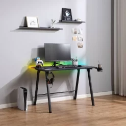 Gaming Dorm Desk With LED Lights And Headphone Holder - Room Essentials™ -Room Essentials GUEST bd44df7f 868d 4ba9 8418 89c759d1abee