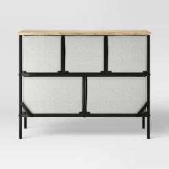 36" Wide Fabric Bin 5 Dresser Black Frame - Room Essentials™ 9 36" Wide Fabric Bin 5 Dresser Black Frame - Room Essentials™ -Room Essentials GUEST be4d80bc 54da 4832 9fc1 f3d8595c47c7