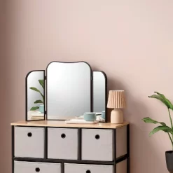 30"x20" Table Top Tri Fold Mirror - Room Essentials™