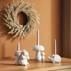 Ceramic Hedgehog Taper Candle Holder - Room Essentials™
