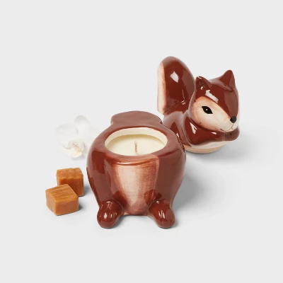 Squirrel Figural Ceramic Café Latte Jar Candle - Room Essentials™ 4 Squirrel Figural Ceramic Café Latte Jar Candle - Room Essentials™ - Image 2