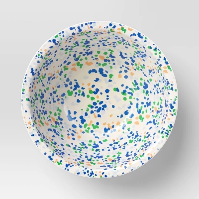 30oz Plastic Terrazzo Cereal Bowl Ivory - Room Essentials™ 4 30oz Plastic Terrazzo Cereal Bowl Ivory - Room Essentials™ - Image 2