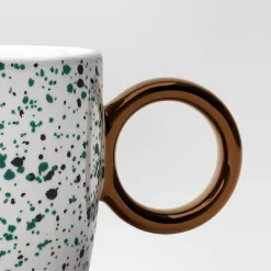 13oz Stoneware Spatter Print Mug Woodsy Green - Room Essentials™ 6 13oz Stoneware Spatter Print Mug Woodsy Green - Room Essentials™ -Room Essentials GUEST cb26e4d6 e48b 4a18 a1ad b1b7fff07b1a