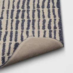 2'5"x3'8" Washable Modern Dashes Hi/Low Tufted Loop Accent Rug Blue - Room Essentials™: Indoor, Fade & Stain-Resistant 7 2'5"x3'8" Washable Modern Dashes Hi/Low Tufted Loop Accent Rug Blue - Room Essentials™: Indoor, Fade & Stain-Resistant -Room Essentials GUEST d2671b33 9fe3 4cd8 bcdd 6307918243b3