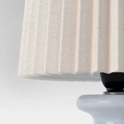 Mini Stick Table Lamp With Pleated Shade - Room Essentials™ -Room Essentials GUEST d34caafe 0cdb 40a5 81fc 714bc0b4f61a