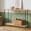 Wood And Metal Console Table Natural - Room Essentials™ -Room Essentials GUEST d3a1bb36 4eb0 4ab3 a19e a5511630bd9d