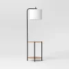 Floor Lamp With Table Natural Wood - Room Essentials™: ETL Listed, Linen Shade, Metal Body, 60" Height 2 Floor Lamp With Table Natural Wood - Room Essentials™: ETL Listed, Linen Shade, Metal Body, 60" Height -Room Essentials GUEST e05d7a41 7f13 4f9d b701 93b50dbb40c0