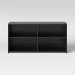 Storage TV Stand For TVs Up To 43" Black - Room Essentials™ -Room Essentials GUEST e6512205 a6a6 4c4b bddd bfbe2944276b