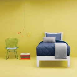 Solid Microfiber Reversible Decorative Bed Set With Throw - Room Essentials™ -Room Essentials GUEST e7729158 b6ce 4189 bc30 bc310321a313