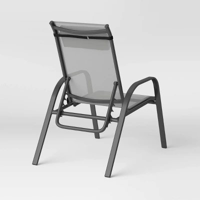 5pc Adjustable Back Patio Chat Set - Gray - Room Essentials™ 7 5pc Adjustable Back Patio Chat Set - Gray - Room Essentials™ - Image 5