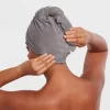 2pk Microfiber Bath Hair Wrap Set Gray - Room Essentials™ -Room Essentials GUEST ebff33c1 62be 4184 af6e f719bd69ccae
