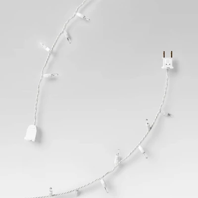 String Lights Clear White - Room Essentials™: 100 Incandescent Bulbs, Indoor/Outdoor Miniature Fairy Lights, UL Listed 5 String Lights Clear White - Room Essentials™: 100 Incandescent Bulbs, Indoor/Outdoor Miniature Fairy Lights, UL Listed - Image 3