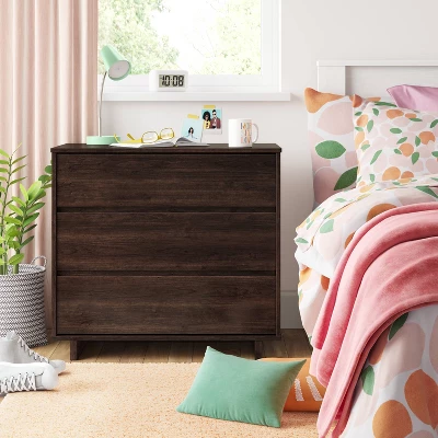 Modern 32" Wide 3 Drawer Dresser - Room Essentials™ 3 Modern 32" Wide 3 Drawer Dresser - Room Essentials™