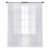 1pc Sheer Crinkle Window Curtain Panel White - Room Essentials™ -Room Essentials GUEST f11e80ef 19ae 4969 a60d ea12b6ae9195