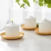 3" X 3" 3pk Unscented Pillar Candle Set White - Room Essentials™: Paraffin Wax, 30hr Burn Time -Room Essentials GUEST f7607223 8b59 4951 912f d388eccf8800