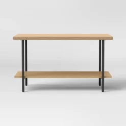 Wood And Metal Coffee Table With Storage Shelf - Room Essentials™ -Room Essentials GUEST fc825510 5b3e 4376 9974 53eedcde0eae